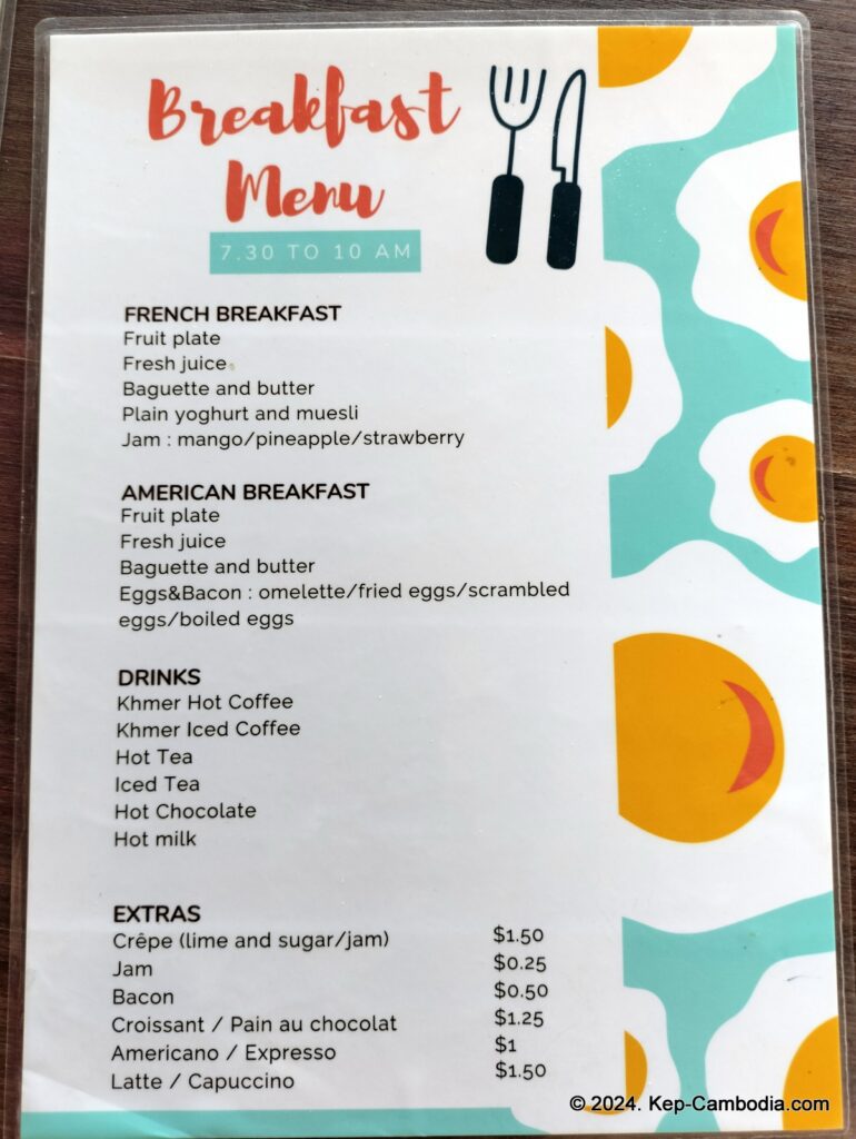 Raingsey Bungalow in Kep, Cambodia