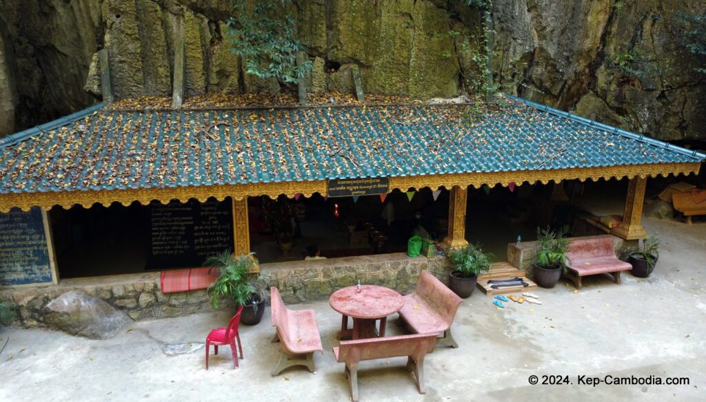 Kampong Trach Caves and Mountains in Kep, and Kampot, Cambodia.