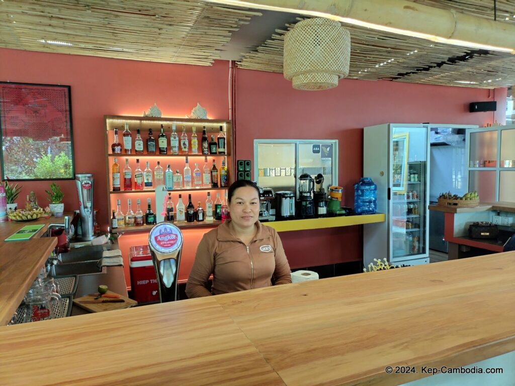 O'Kare restaurant in Kep, Cambodia