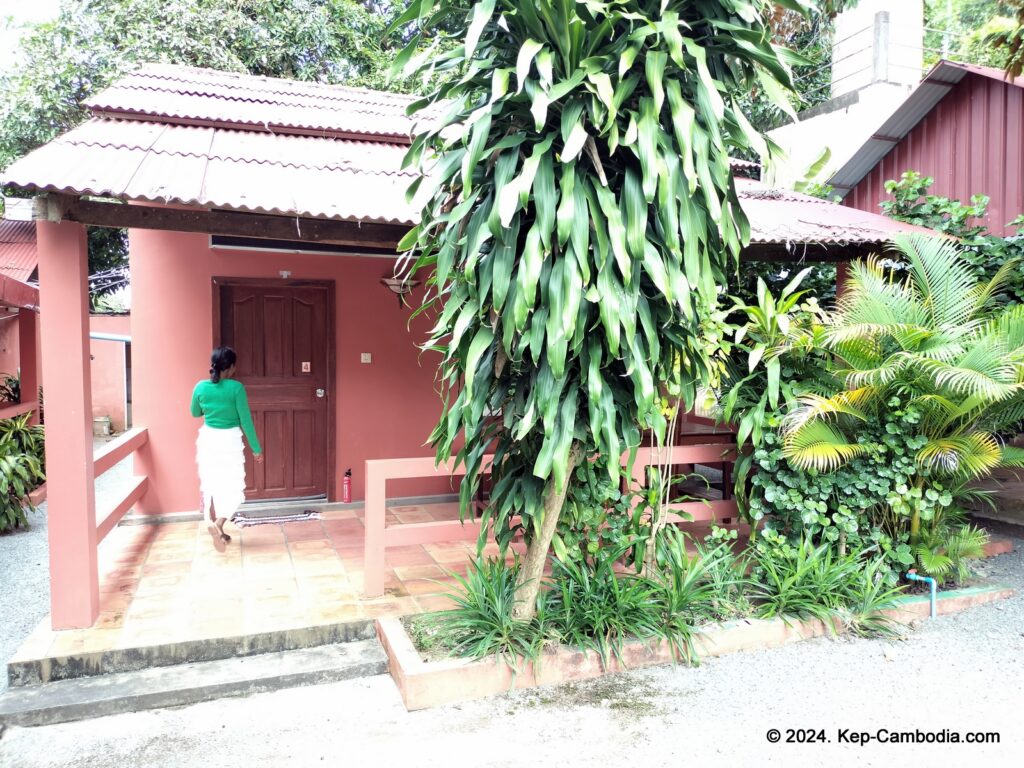 Pina House bungalows and Italian Restaurant in Kep, Cambodia