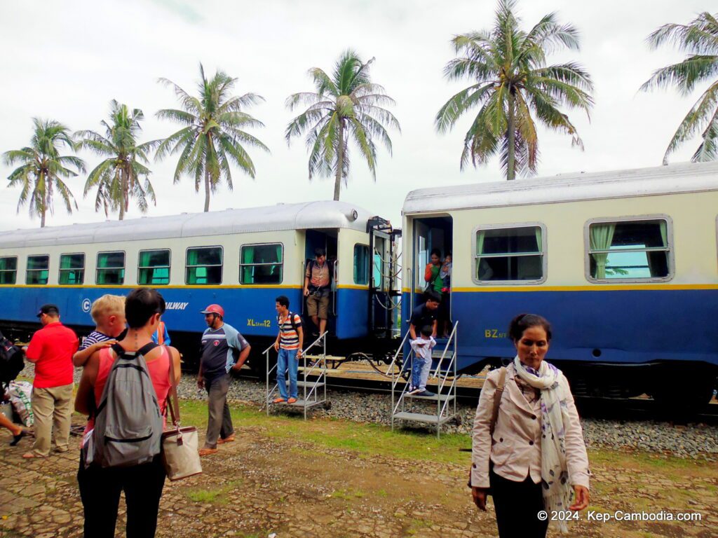 Train in Kep, Cambodia to Phnom Penh, Kampot and SihanoukVille