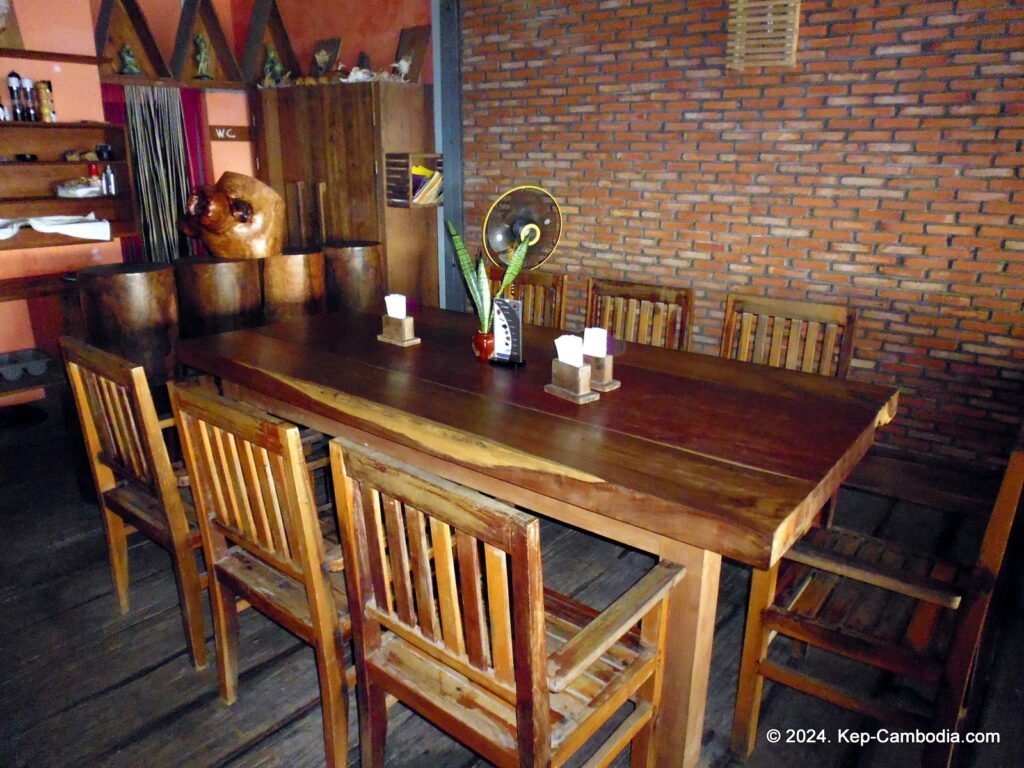 Holy Crab Restaurant in Kep, Cambodia
