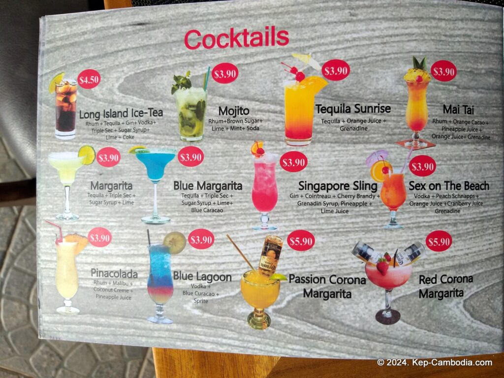 Kep Bay Hotel and Resort in Kep, Cambodia.