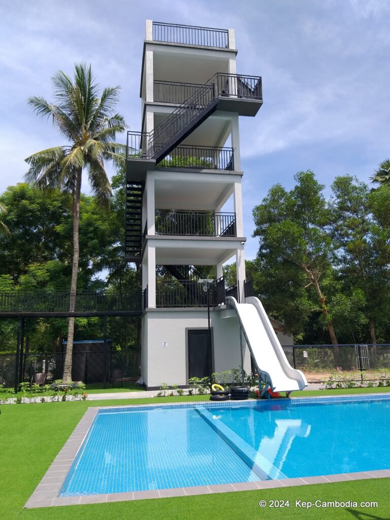 Adventure Dome in Kep, Cambodia.
