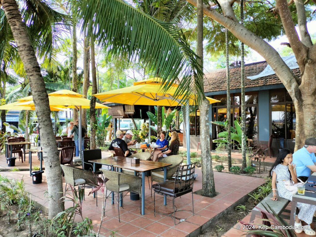 Deli's Restaurant in Kep, Cambodia
