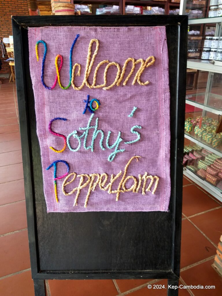 Sothy's Pepper Farm in Kep, Cambodia. Kampot Pepper.