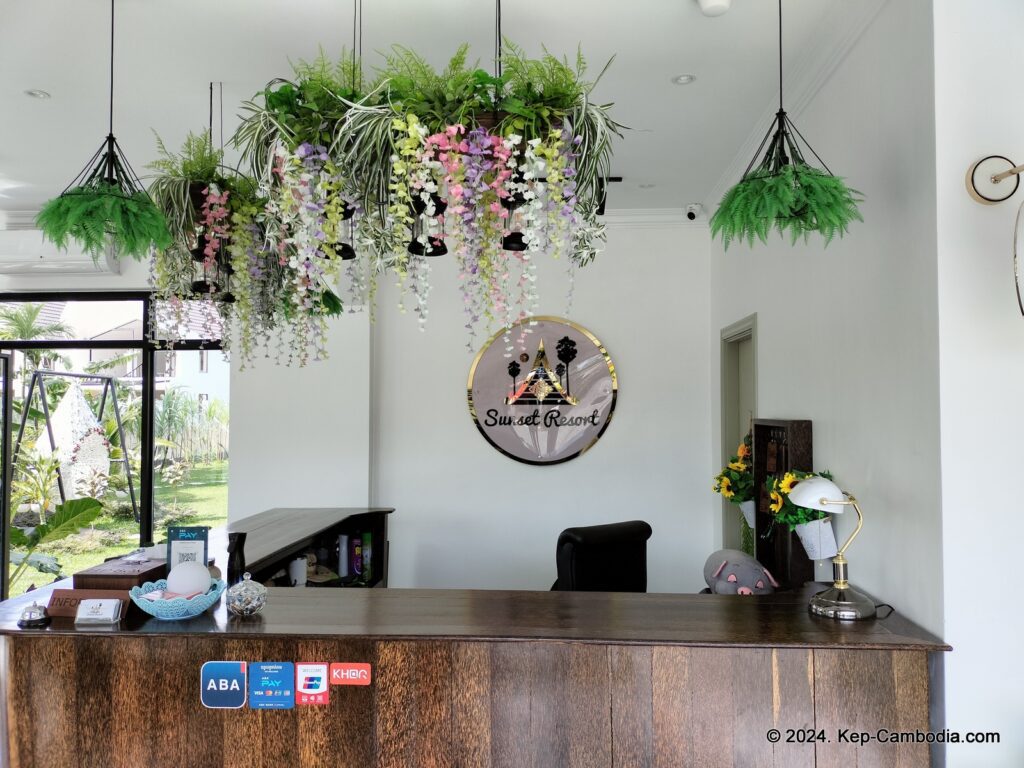 Sunset Resort in Kep, Cambodia.