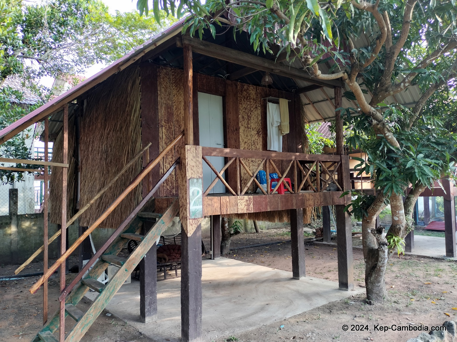 Le Soleil Restarant and Bungalows in Kep, Cambodia.