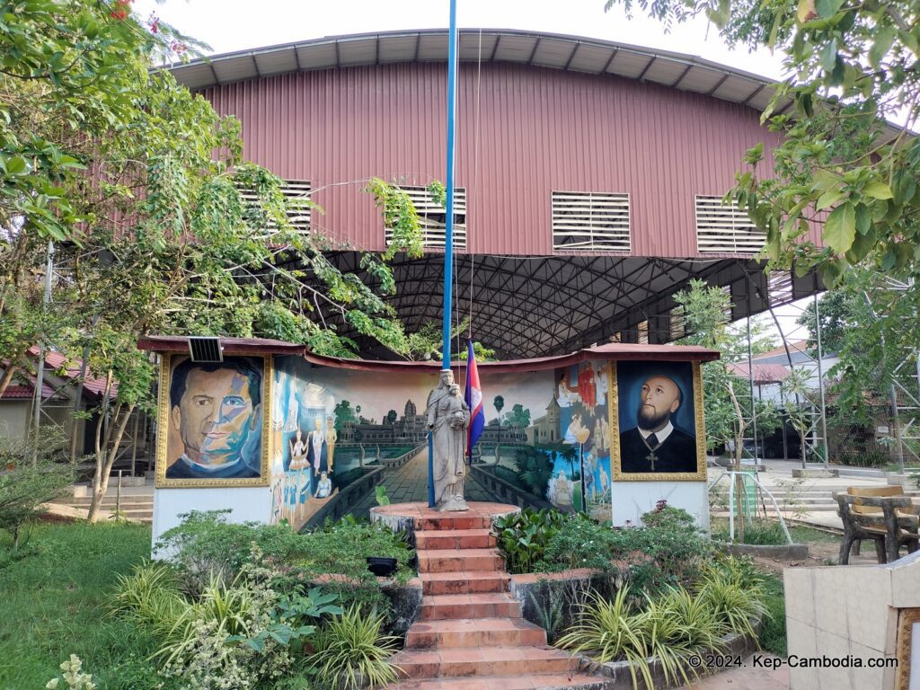 Don Bosco Hotel school in Kep, Cambodia. Retreat.