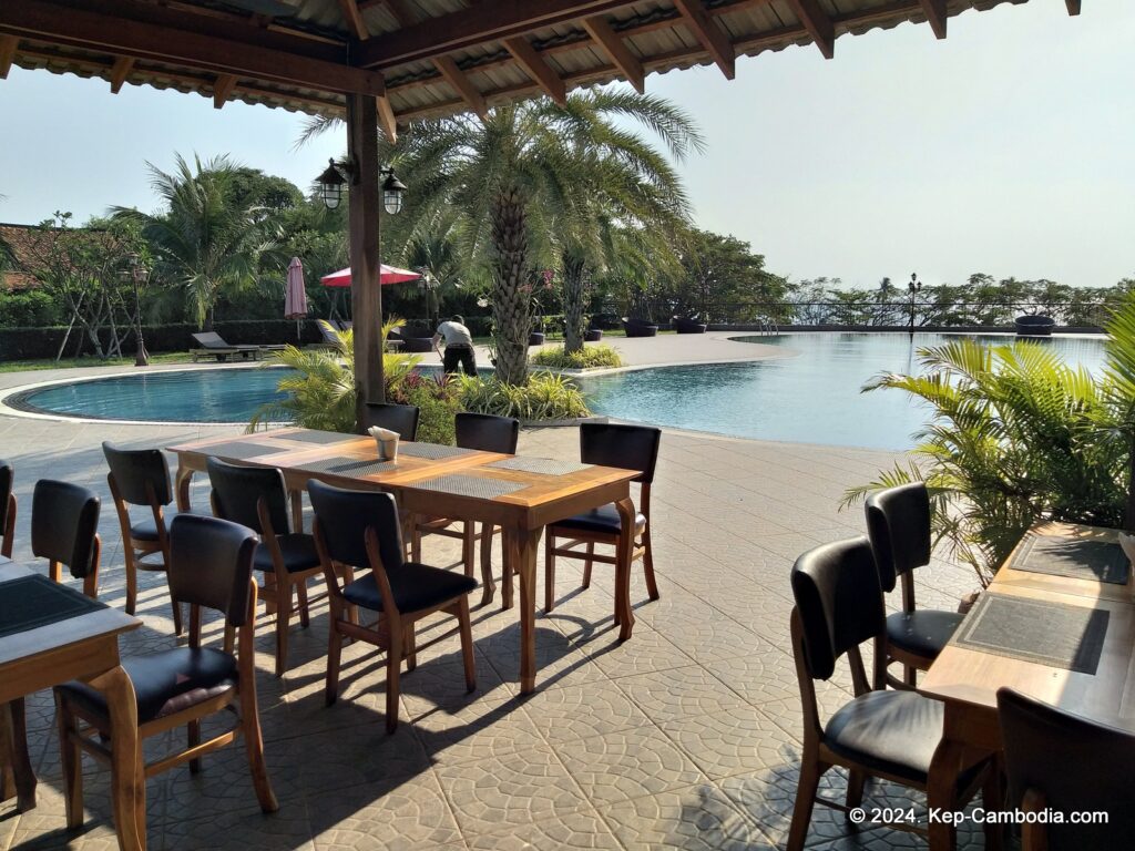 Kep Bay Hotel and Resort in Kep, Cambodia.