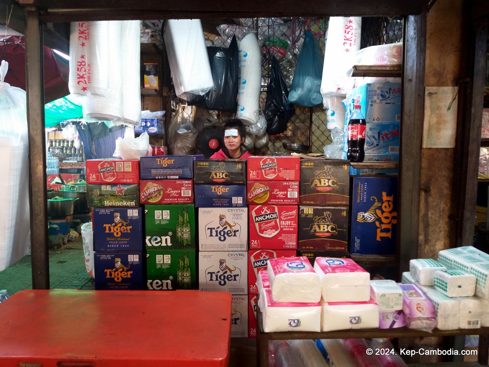 Kep Crab Market in Cambodia.