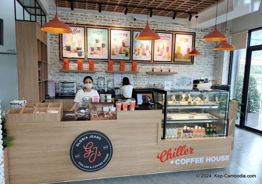 Gloria Jeans Coffee in Kep, Cambodia.