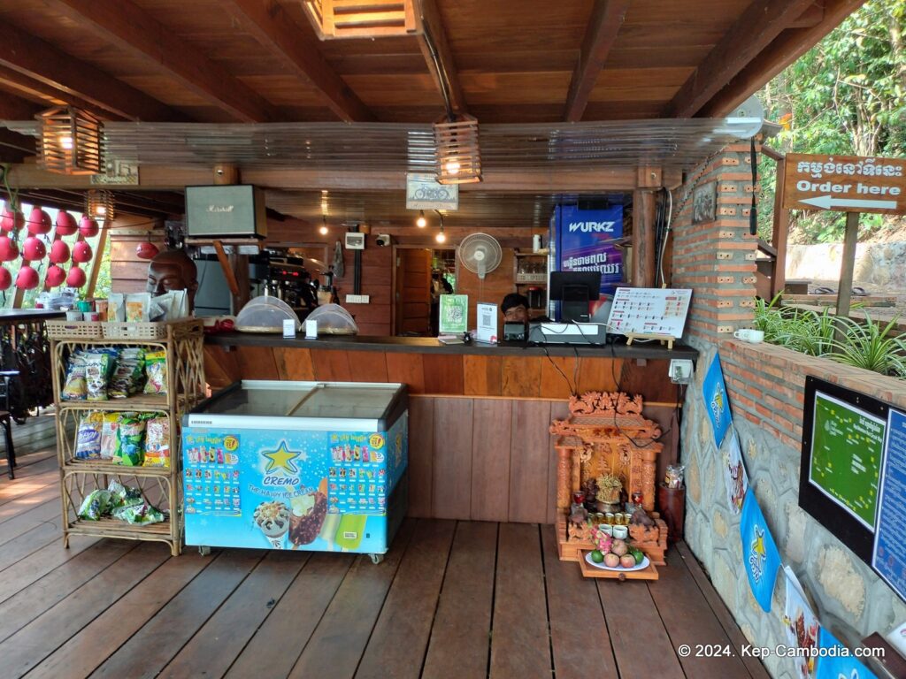 Zip Line Cafe in Kep, Cambodia.