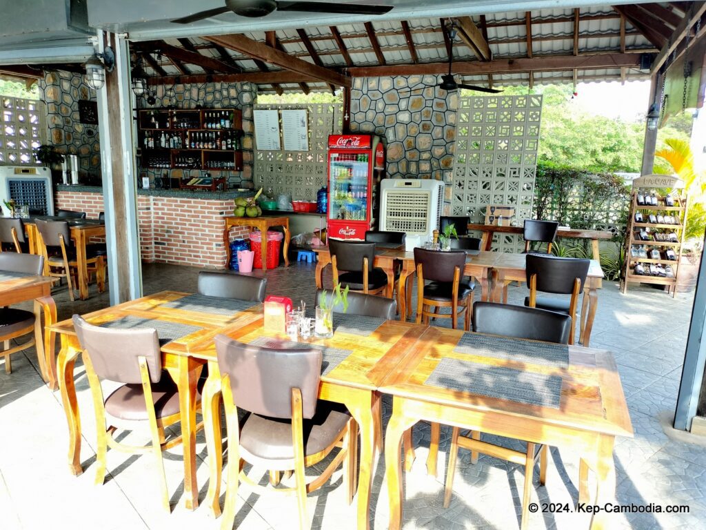 Kep Bay Hotel and Resort in Kep, Cambodia.