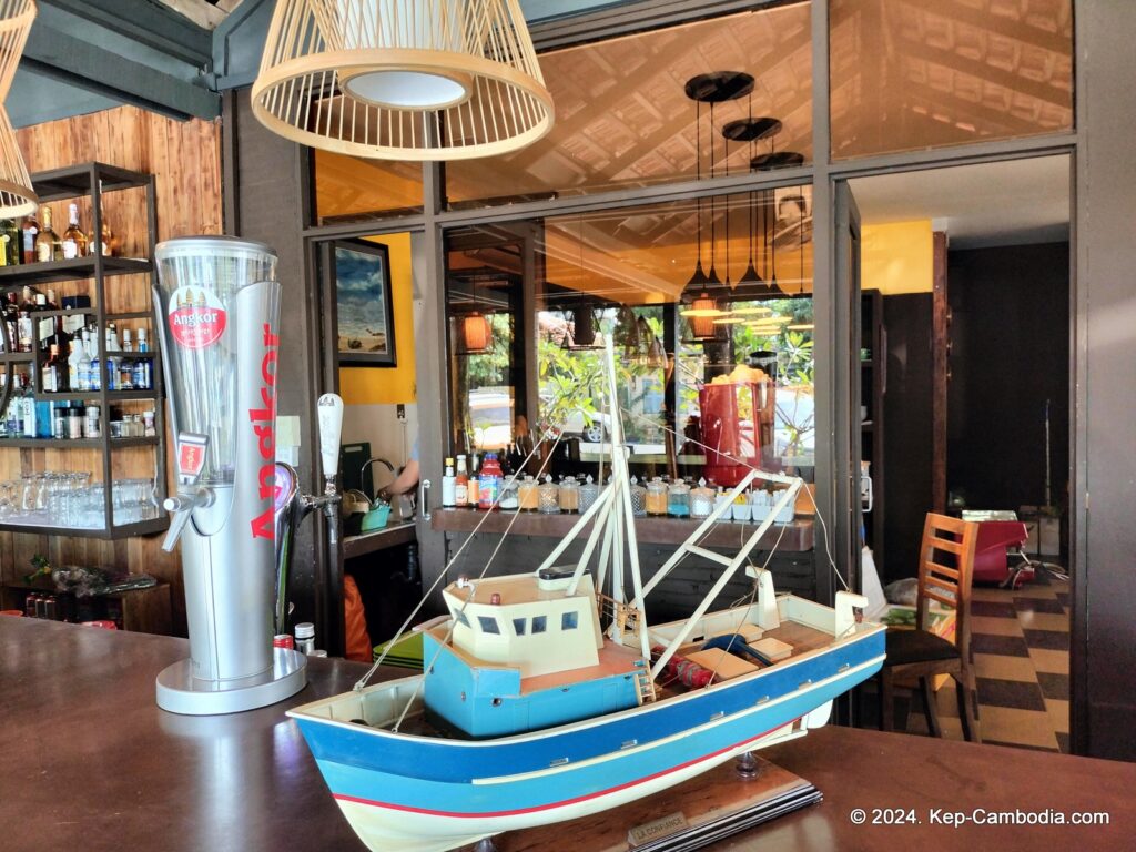Deli's Restaurant in Kep, Cambodia