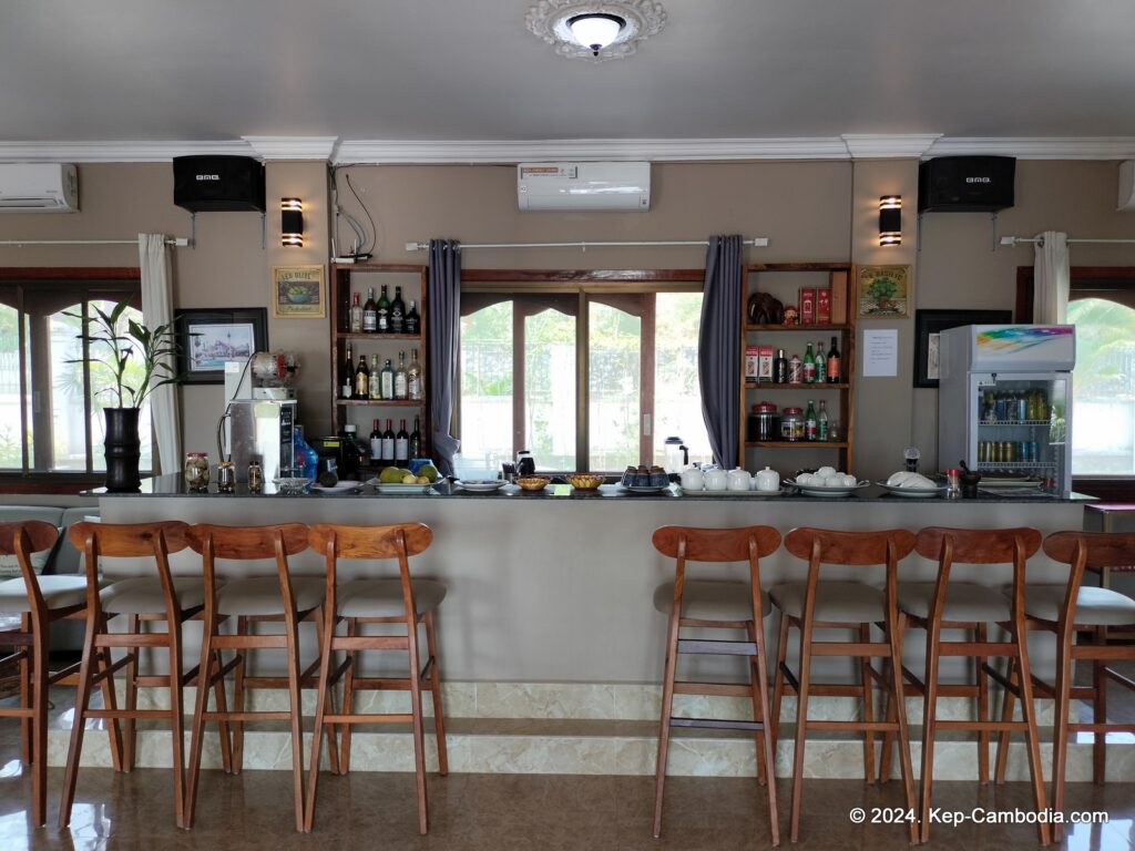 Riviera Hotel & Resort in Kep, Cambodia.