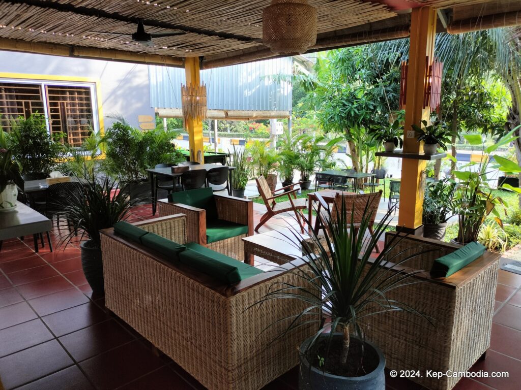 O'Kare restaurant in Kep, Cambodia