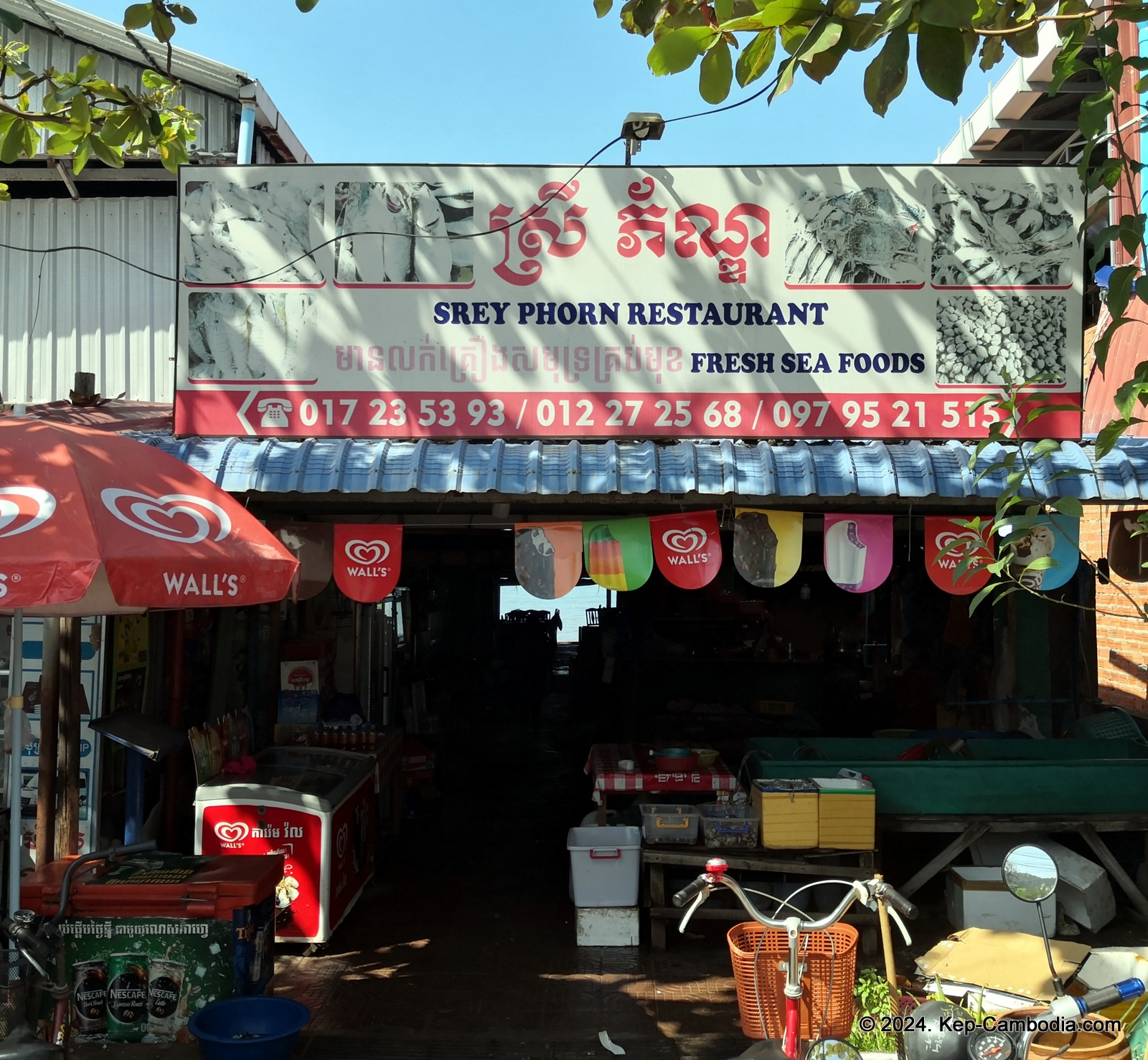 Kep Crab Market in Cambodia.