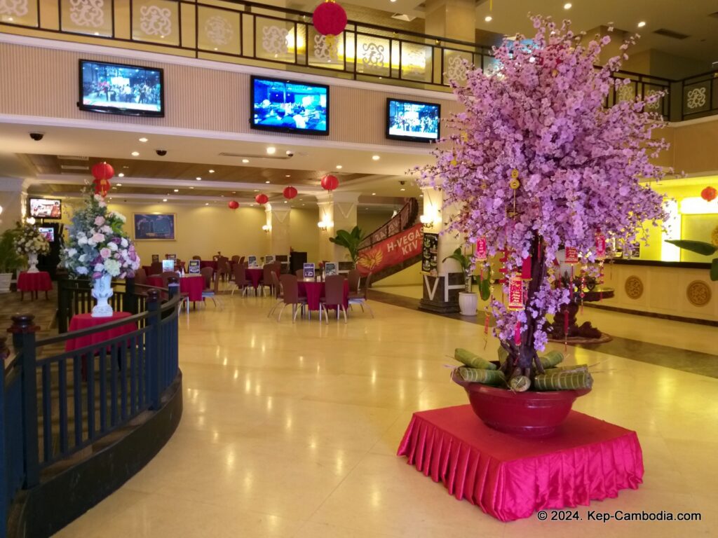 Hatien Vegas Casino in Kep, Cambodia. Kampot. Vietnam and Cambodia border crossing.