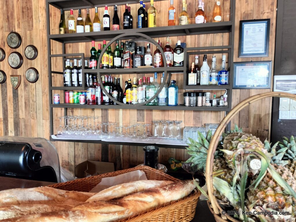 Deli's Restaurant in Kep, Cambodia