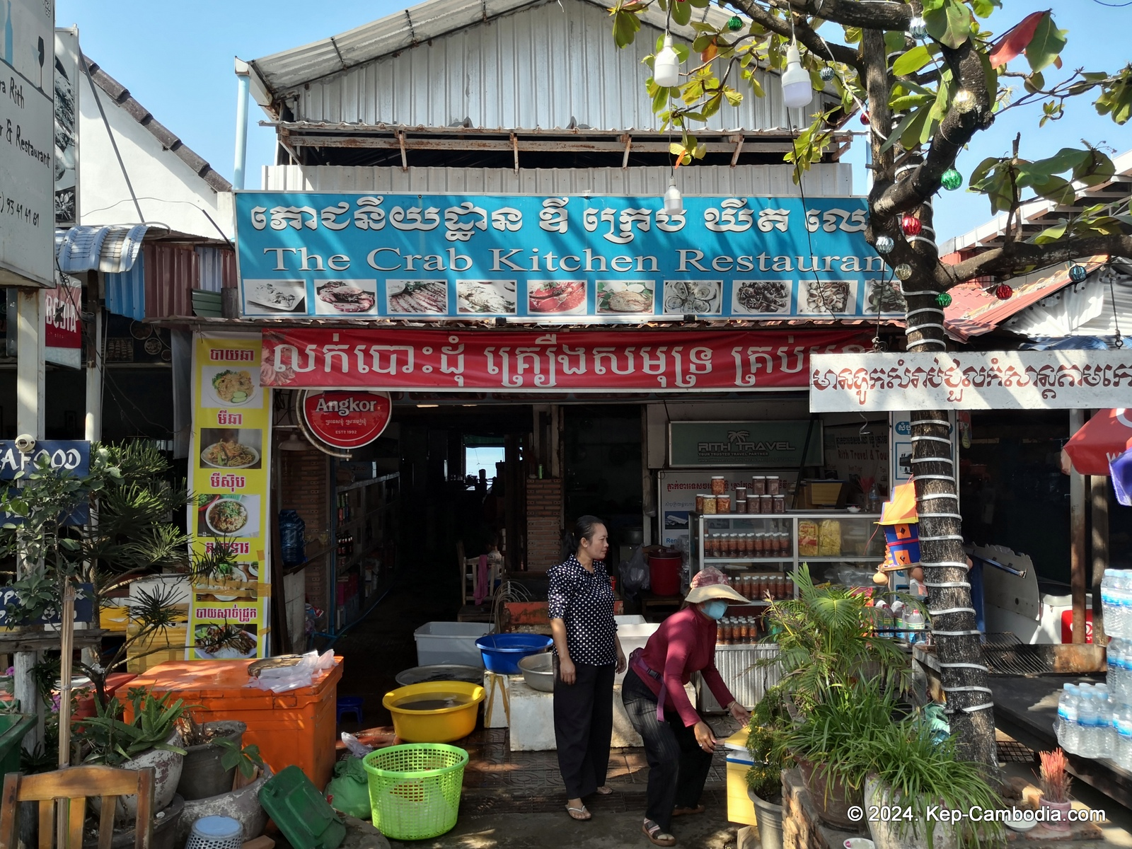 Kep Crab Market in Cambodia.