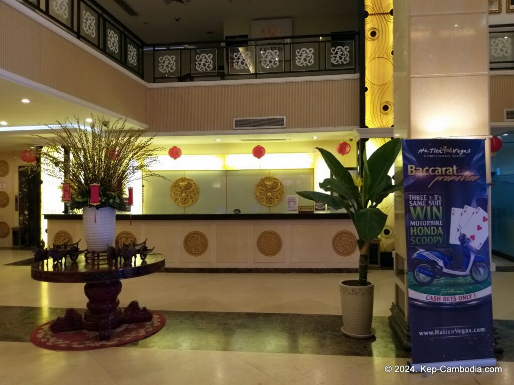 Hatien Vegas Casino in Kep, Cambodia. Kampot. Vietnam and Cambodia border crossing.