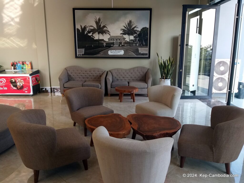 Kep Bay Hotel and Resort in Kep, Cambodia.