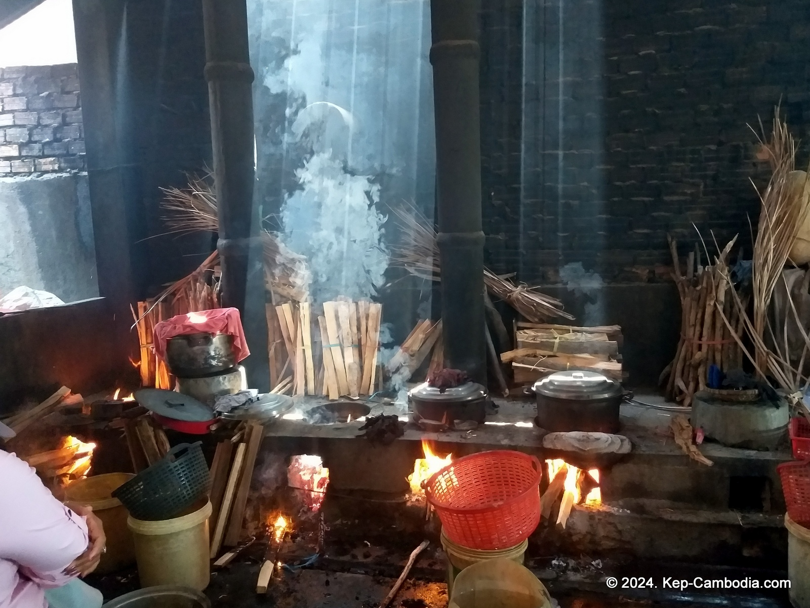 Kep Crab Market in Cambodia.