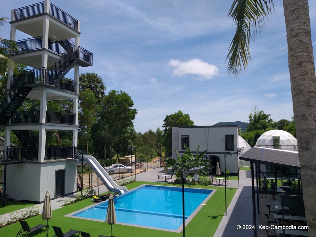 Adventure Dome in Kep, Cambodia.