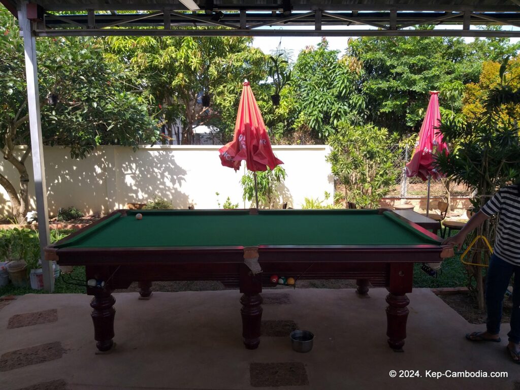 Martini Italian Restaurant in Kep, Cambodia.