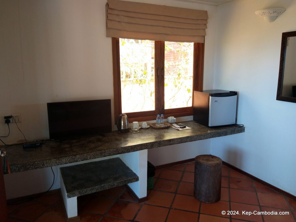 Kep Lodge Guesthouse & Restaurant in Kep, Cambodia.