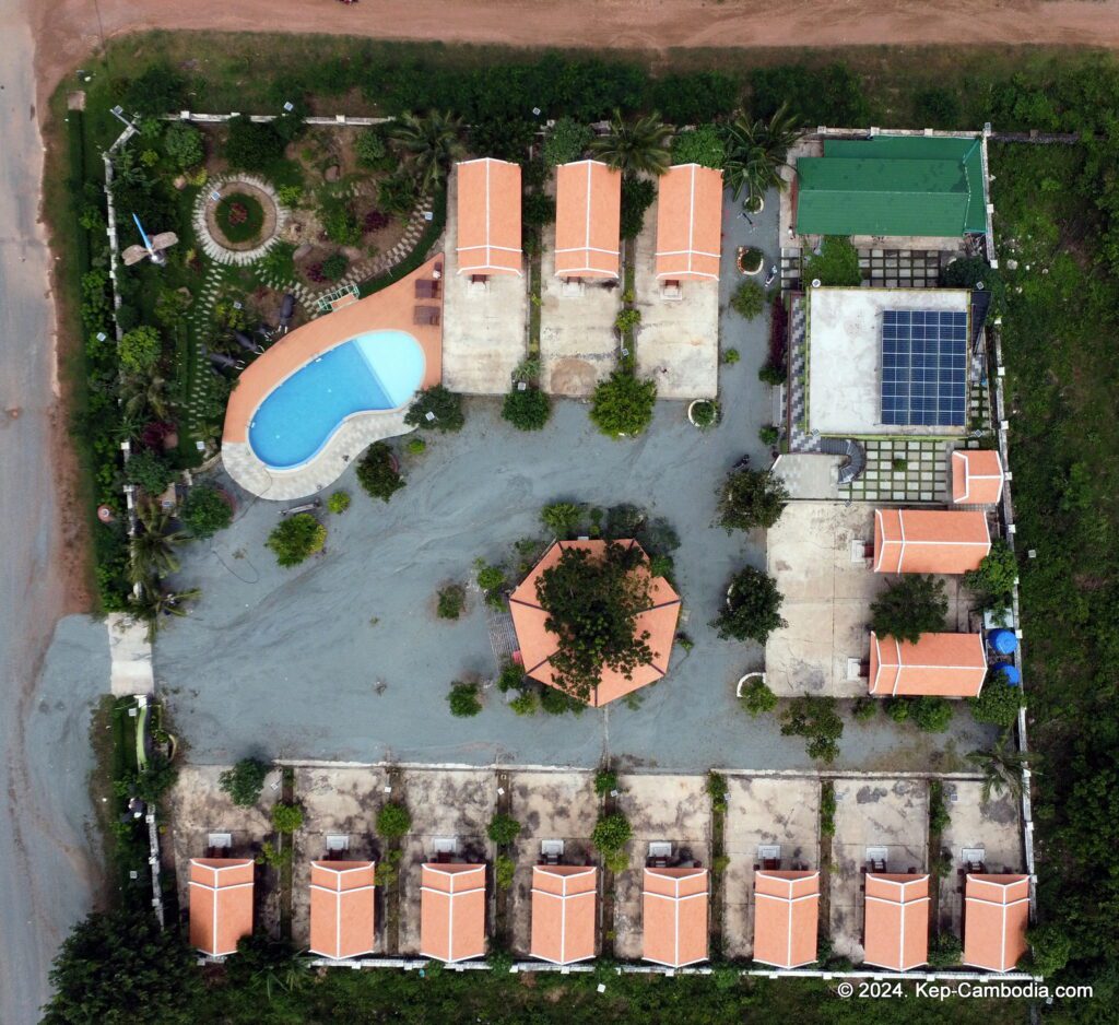 Vakara Hotel in Kep, Cambodia.