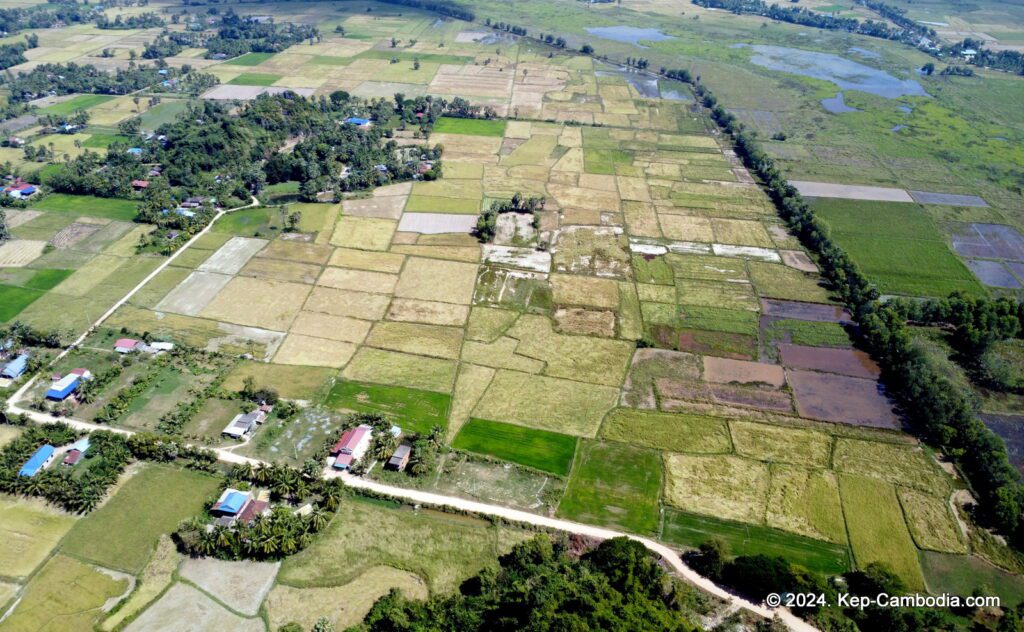 Kampong Trach Caves and Mountains in Kep, and Kampot, Cambodia.