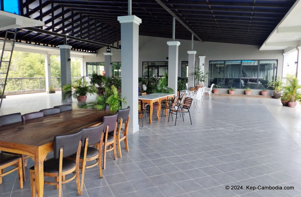 Kep Bay Hotel and Resort in Kep, Cambodia.