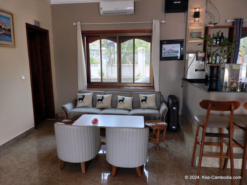 Riviera Hotel & Resort in Kep, Cambodia.