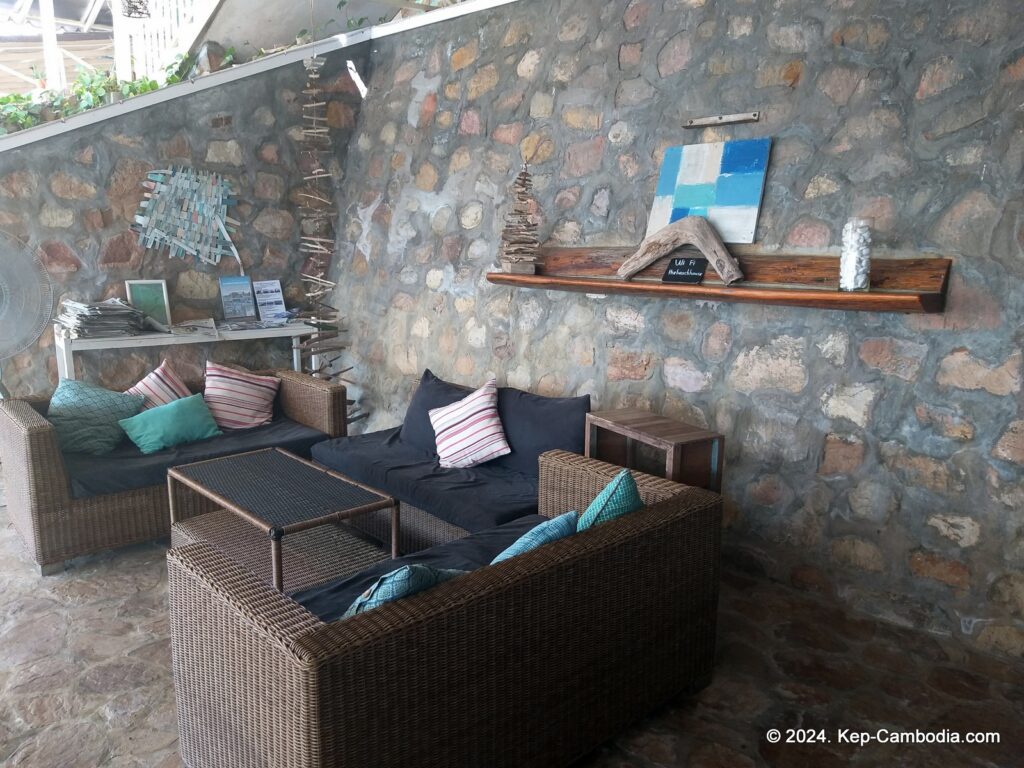 The Beach House in Kep, Cambodia.