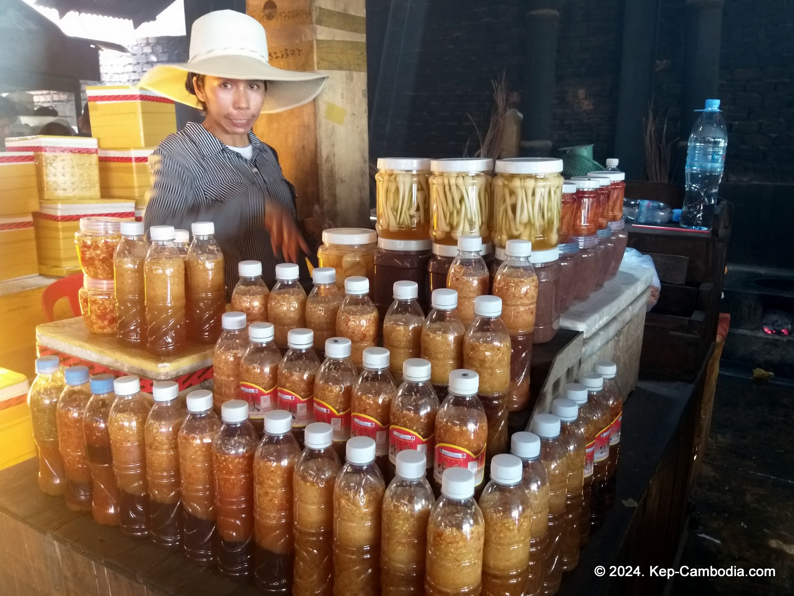 Kep Crab Market in Cambodia.