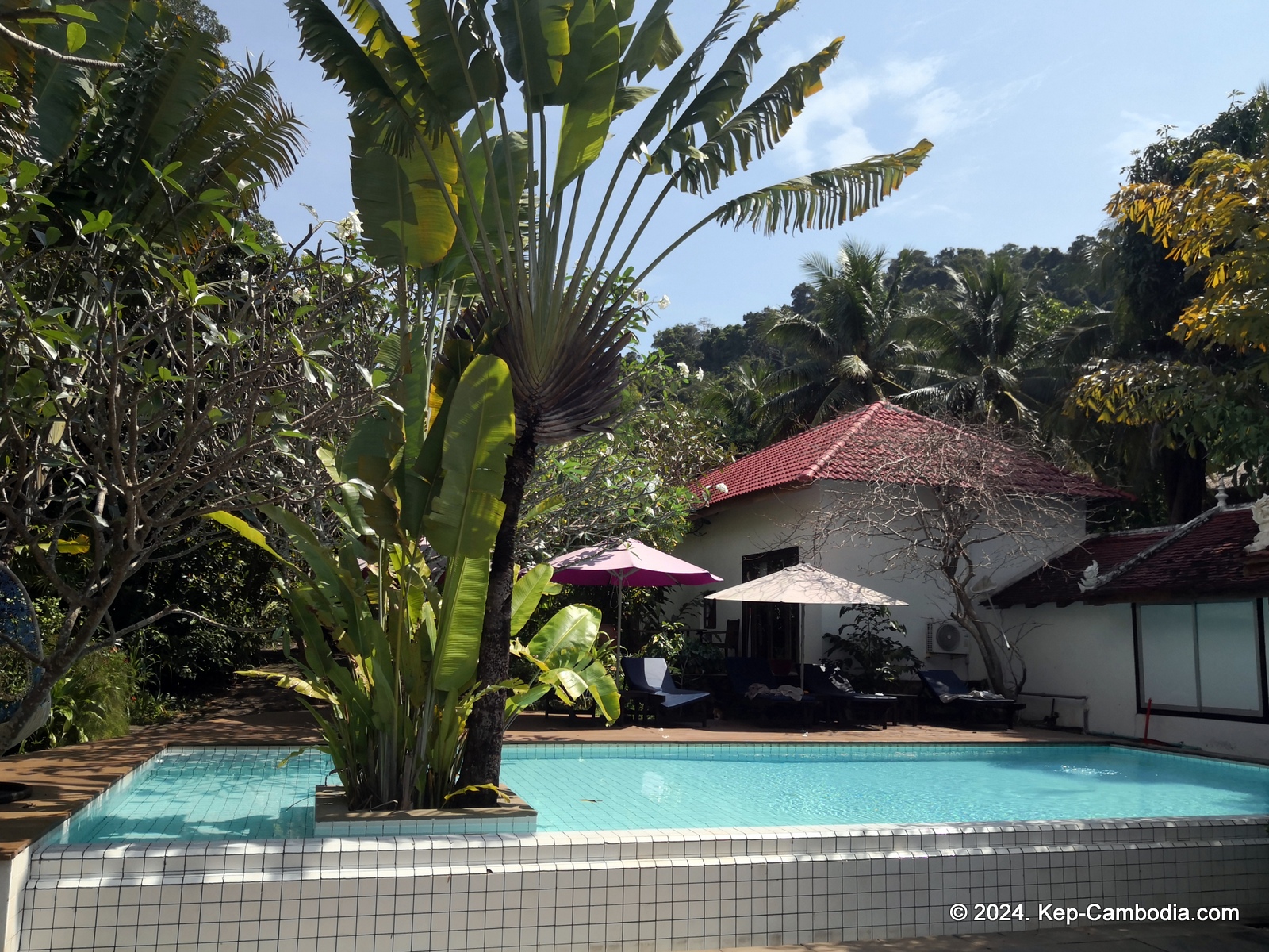 Sabay Kep Bungalows in Kep, Cambodia.