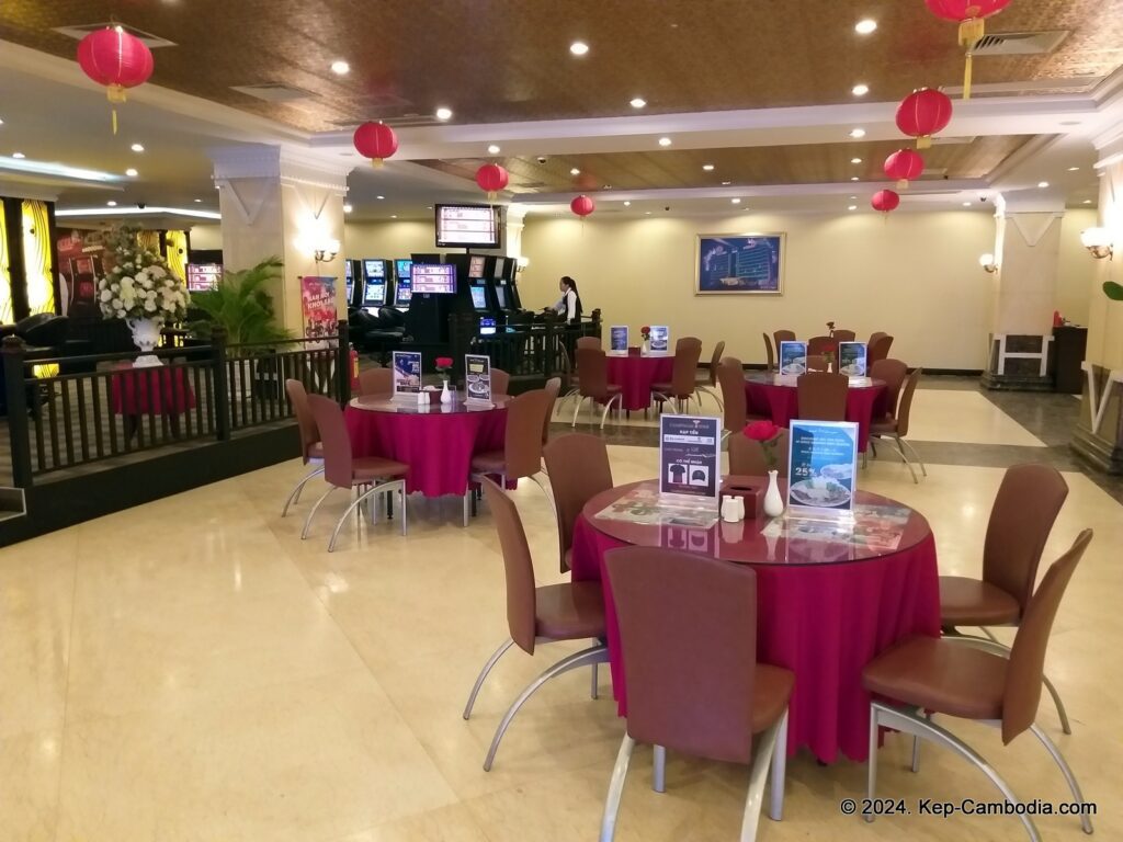 Hatien Vegas Casino in Kep, Cambodia. Kampot. Vietnam and Cambodia border crossing.
