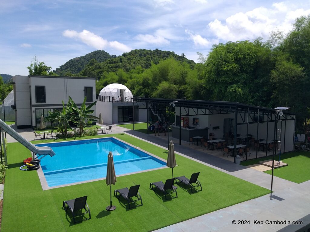 Adventure Dome in Kep, Cambodia.