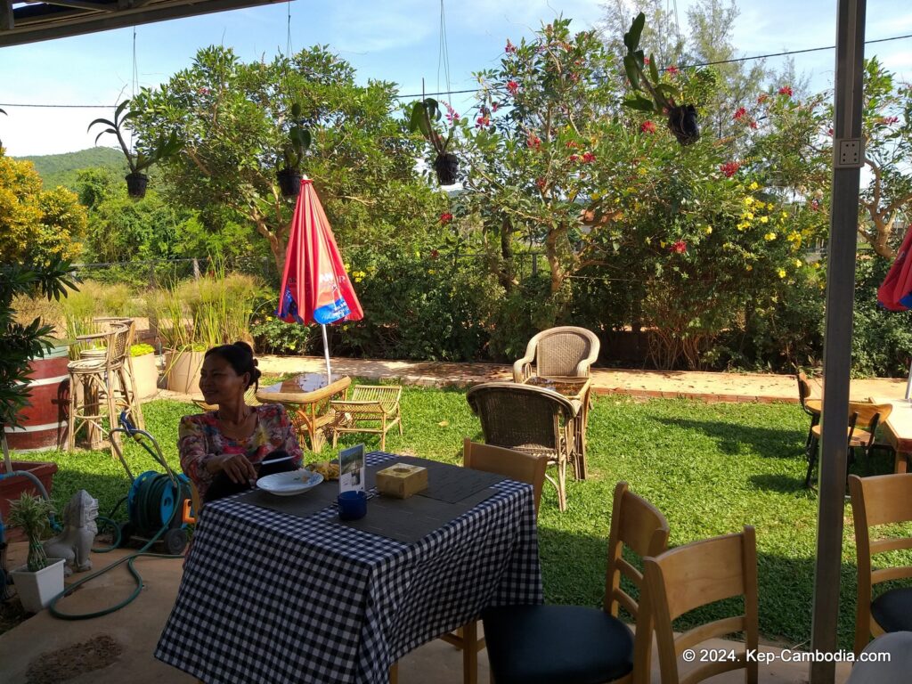 Martini Italian Restaurant in Kep, Cambodia.