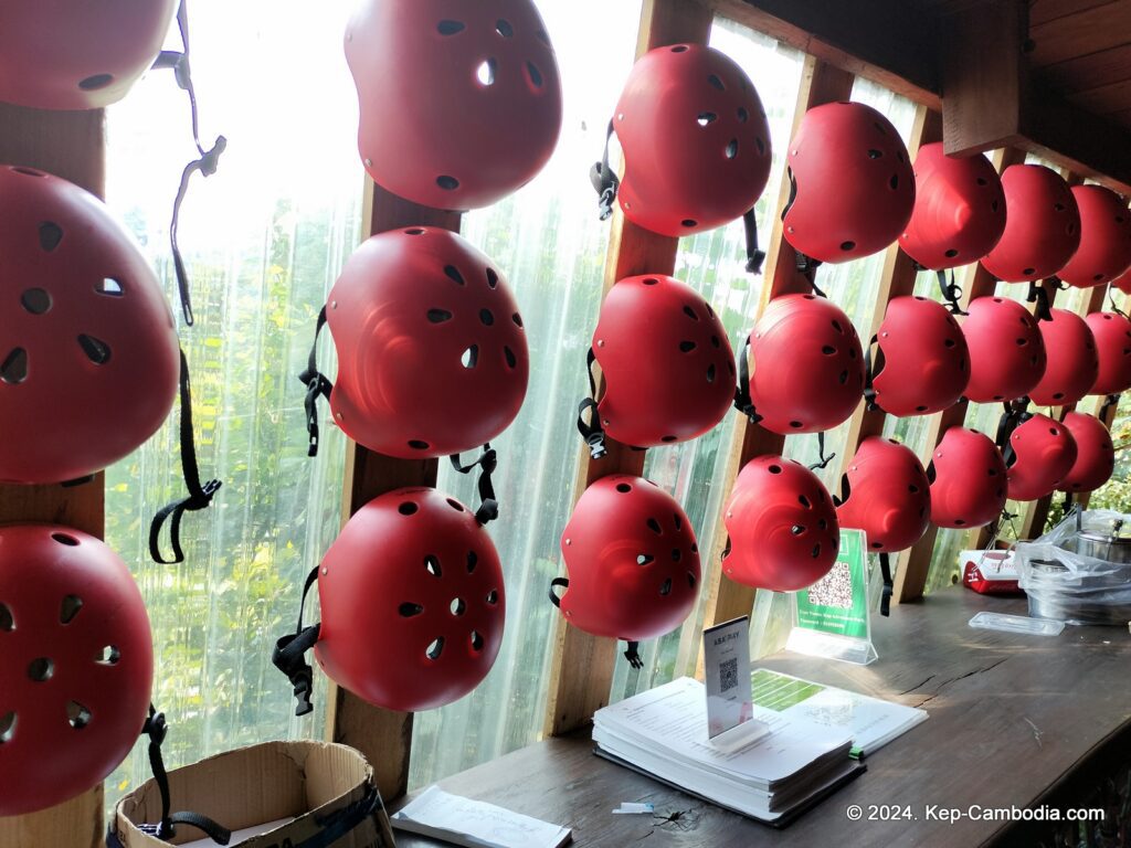 Zip Line Cafe in Kep, Cambodia.