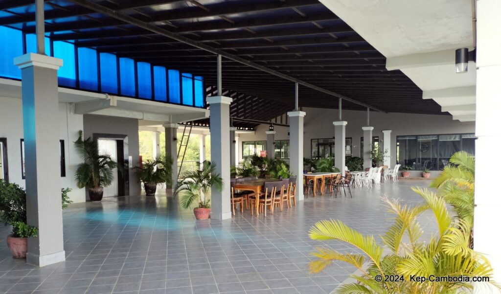 Kep Bay Hotel and Resort in Kep, Cambodia.