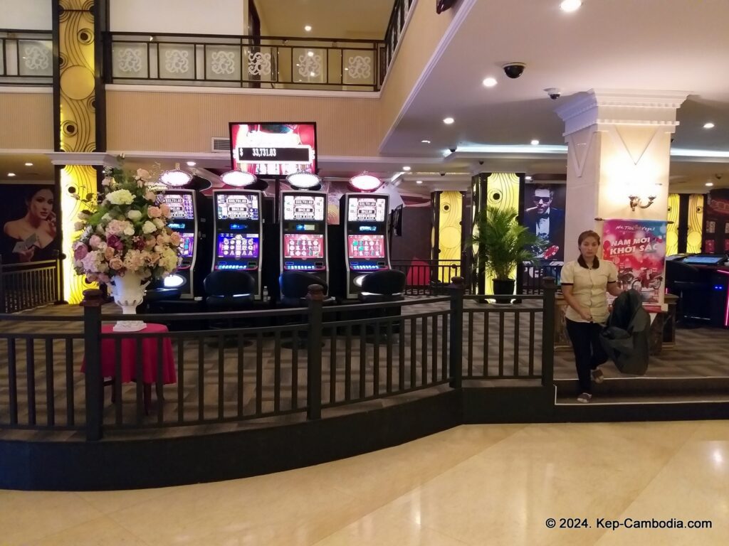 Hatien Vegas Casino in Kep, Cambodia. Kampot. Vietnam and Cambodia border crossing.