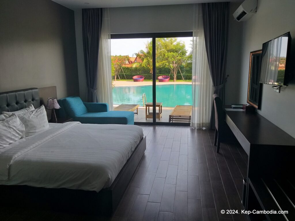 Kep Bay Hotel and Resort in Kep, Cambodia.