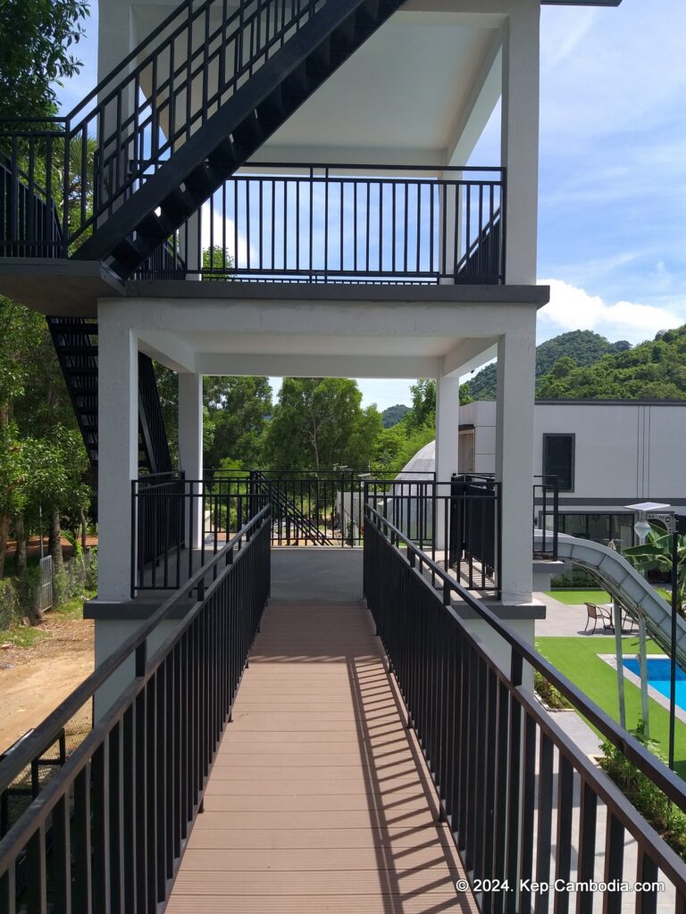 Adventure Dome in Kep, Cambodia.