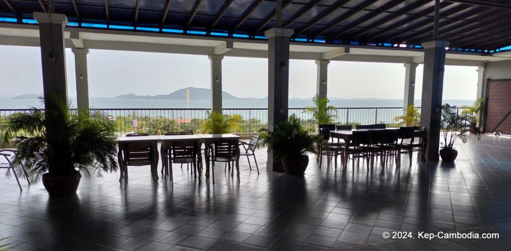 Kep Bay Hotel and Resort in Kep, Cambodia.