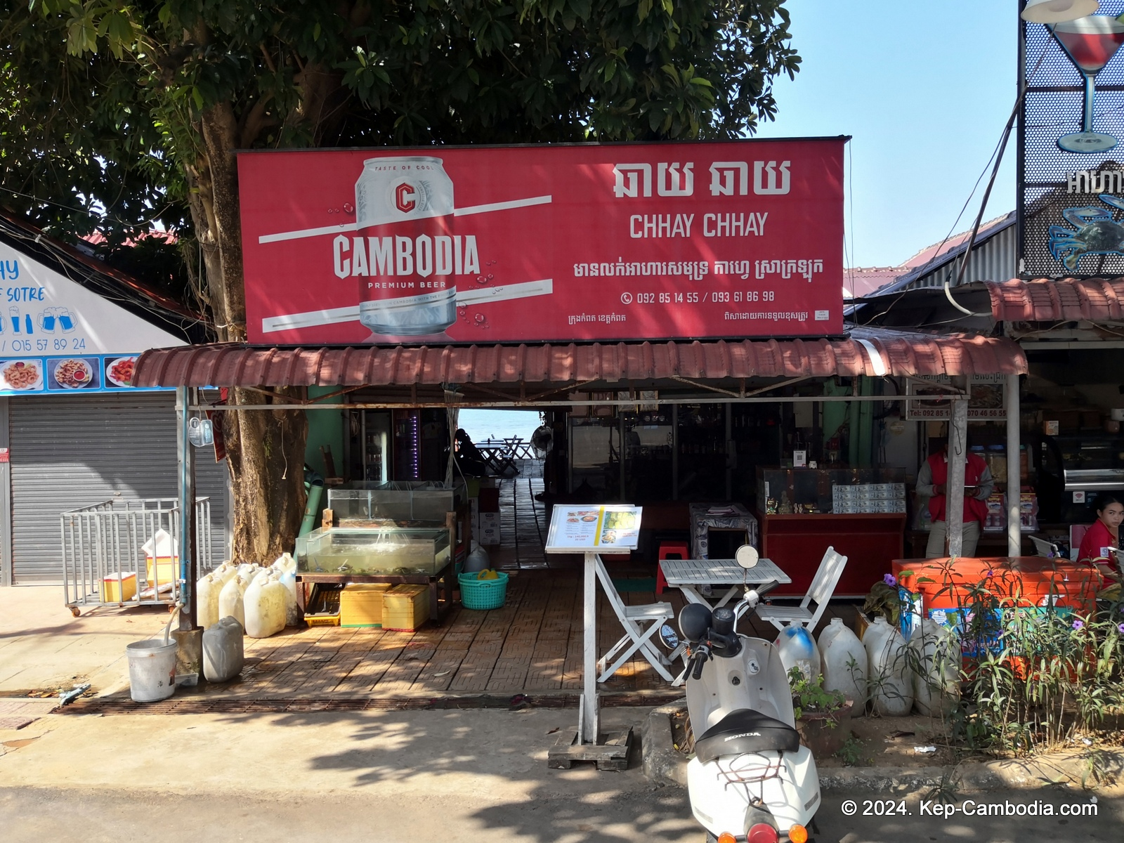 Kep Crab Market in Cambodia.