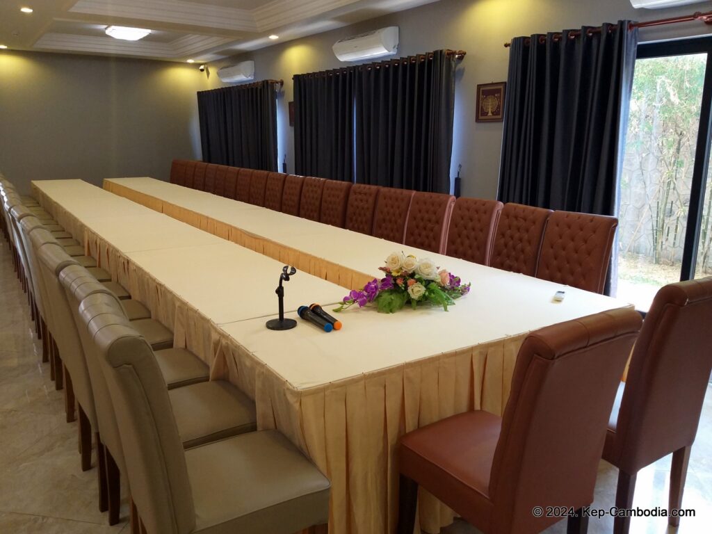 Kep Bay Hotel and Resort in Kep, Cambodia.