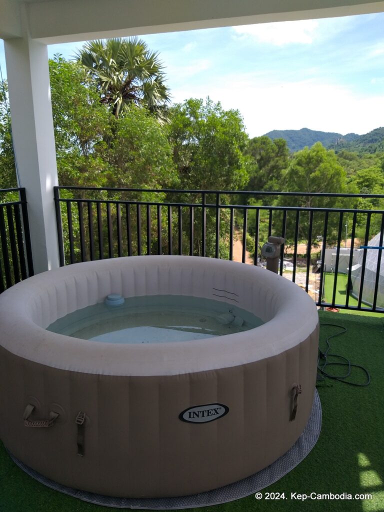 Adventure Dome in Kep, Cambodia.